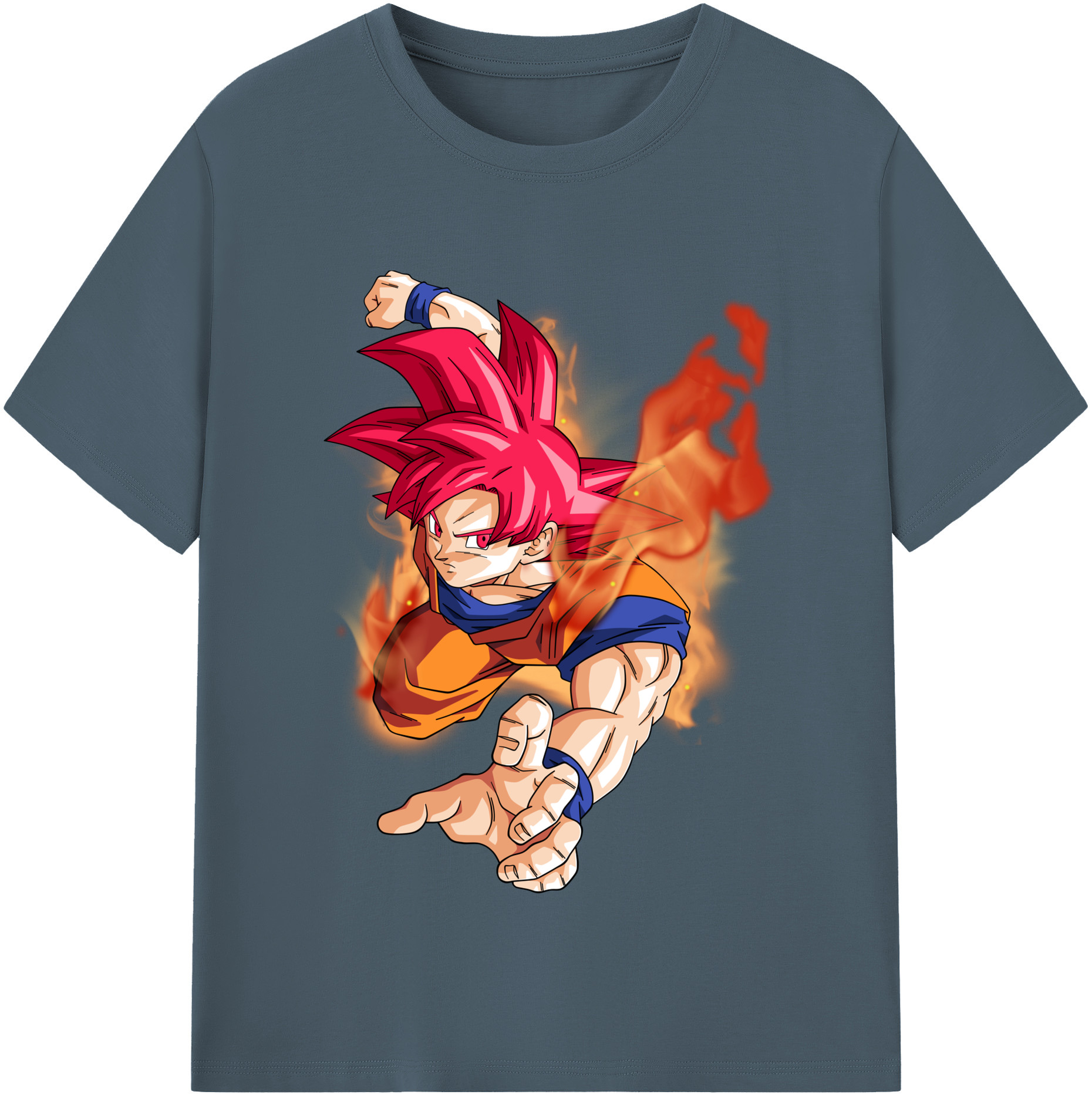 （画像用） ドラゴンボール 孫悟空（そん ごくう）Son Goku カカロット DRAGON BALL Kakarotto 綿100％半袖Tシャツ（フロントプリント）